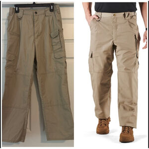 5.11 Tactical Taclite Pro Cargo Pants 32/30 Stone Khaki